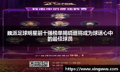 魏派足球明星前十强榜单揭晓谁将成为球迷心中的最佳球员
